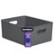Superio Plastic Storage Container Bins, Organizer Baskets, Boxes for Organizing Closet Shelves Drawer Shelf